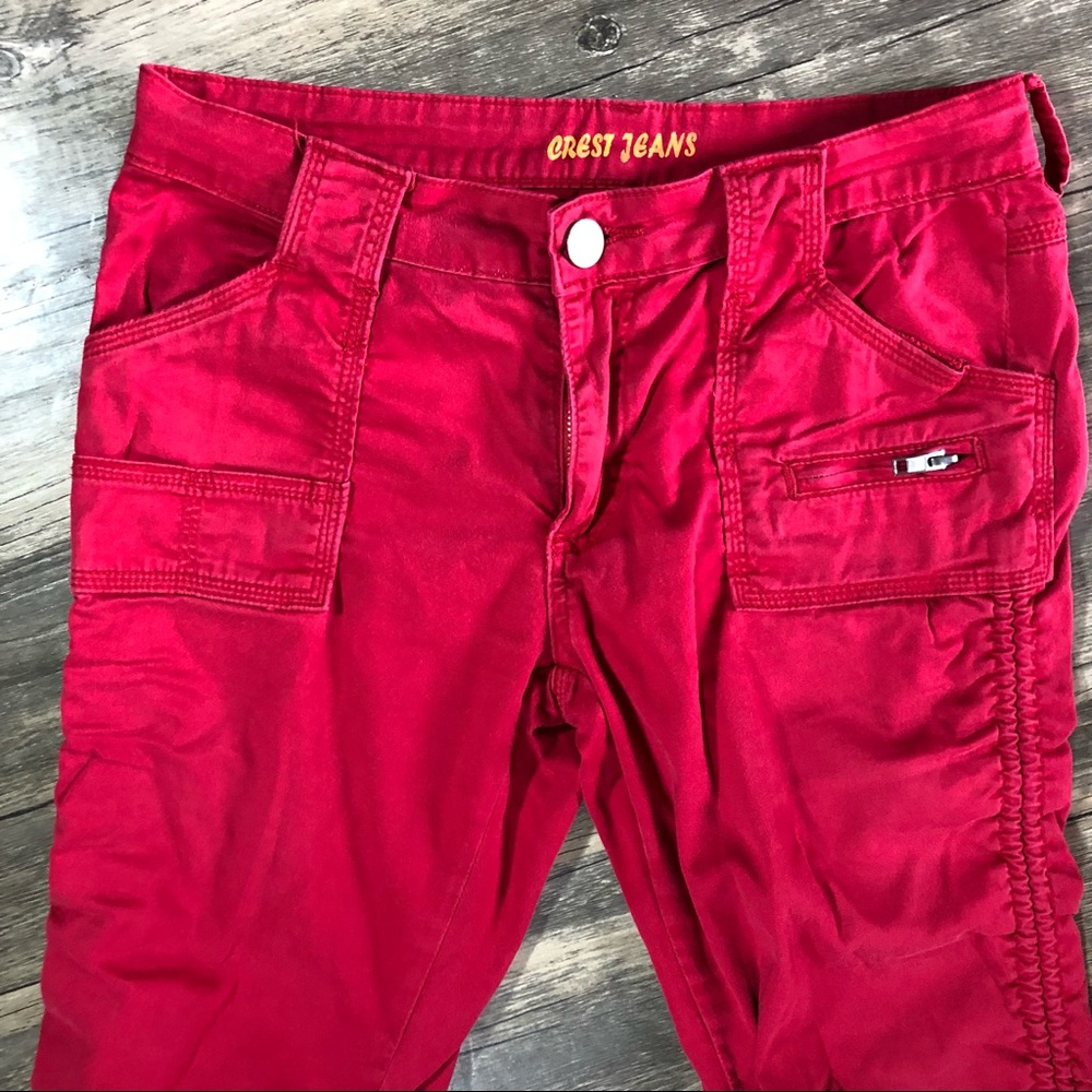 VTG Crest Jeans Cargo Capri sz 3/4 - Picture 3 of 9